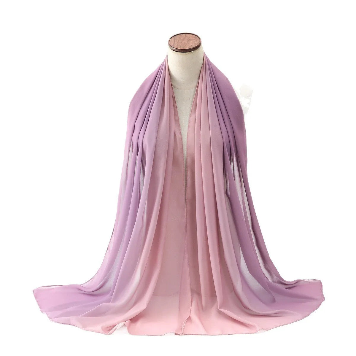Women's lightweight chiffon scarf with bubble towel texture in various colour options