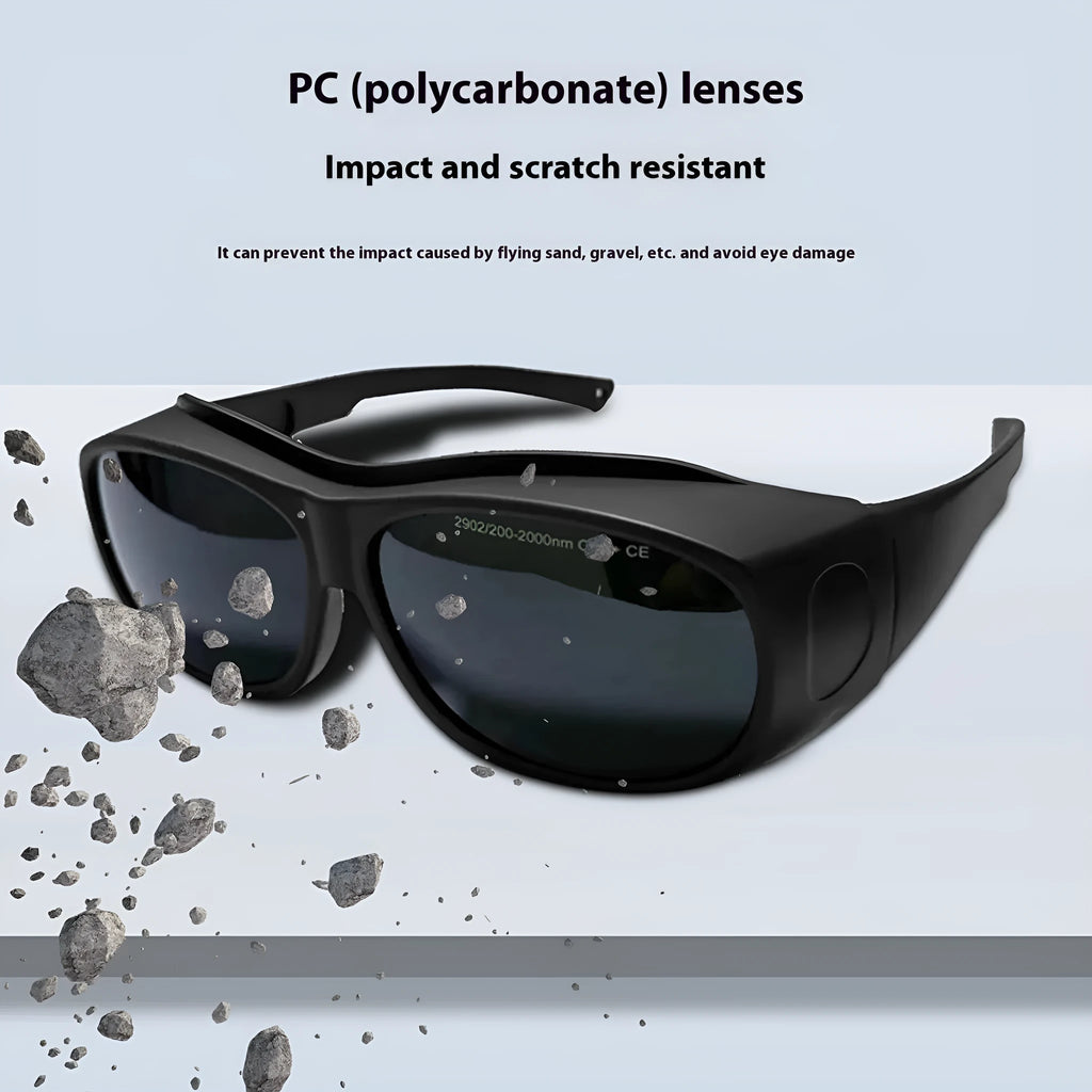 Photon skin rejuvenation and welding anti-glare laser protection goggles.