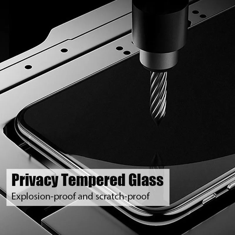 Anti-spy privacy screen protector for Poco and Redmi mobile phones in minimalist design