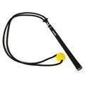 Black golf swing training rope with silicone elastic string for physical correction practice