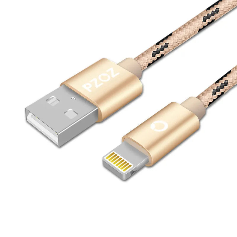 Max Data Line Charging Pro Universal 1m MFi certified Lightning cable in grey for iPhone iPad