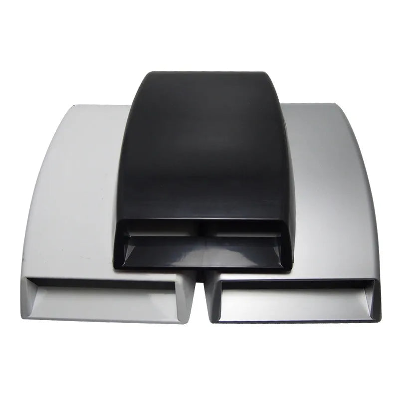 Automobile decorative air vent simulation in ABS plastic showing black, silver, and white colour options