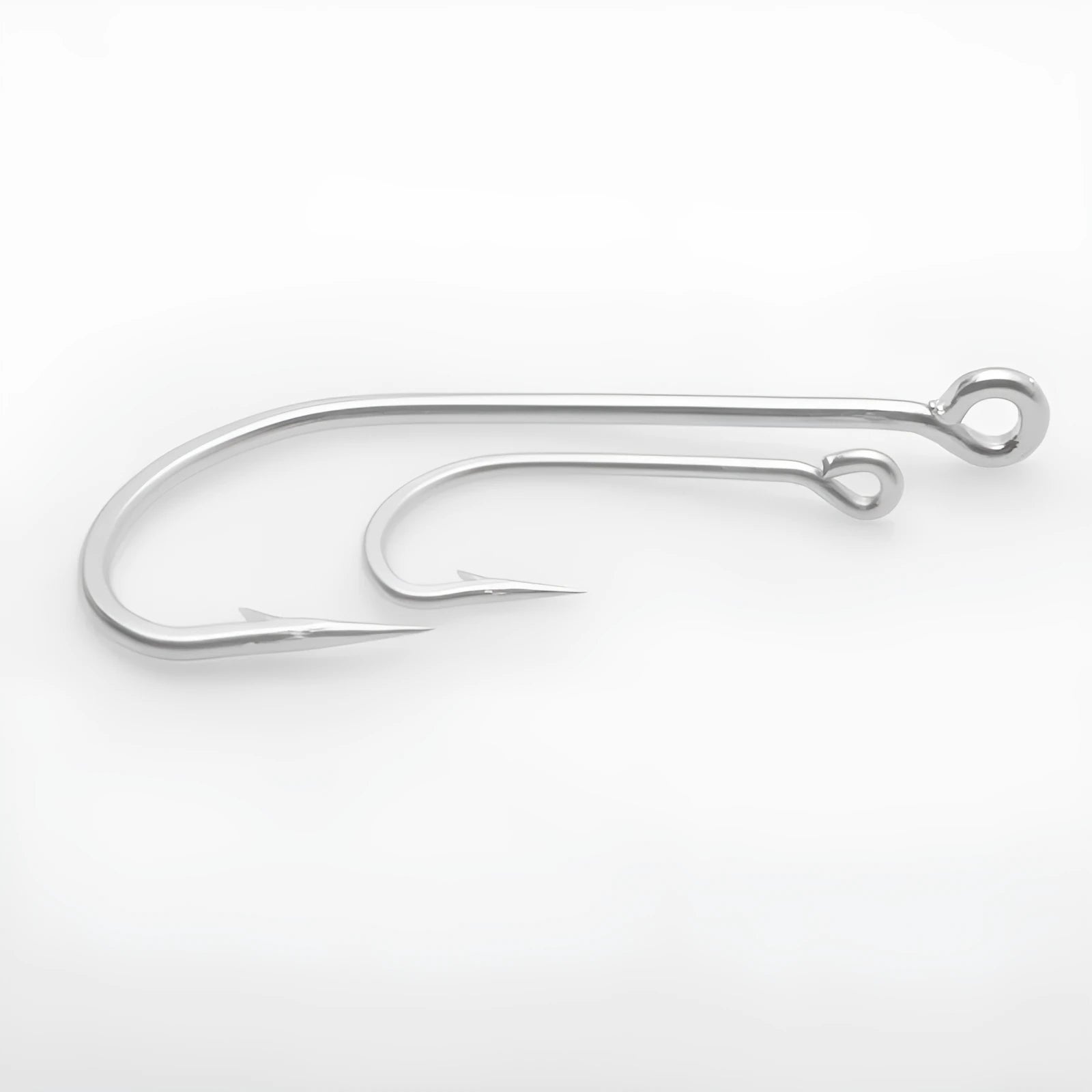 Multi-specification stainless steel sea fishing hooks for ocean boat fishing targeting various species