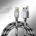 Max Data Line Charging Pro Universal 1m MFi certified Lightning cable in grey for iPhone iPad