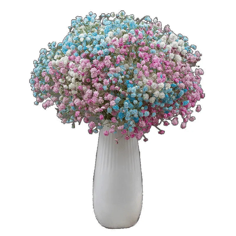 Starry Sky dried flowers bouquet in simple style for light luxury living room decor, colour as shown