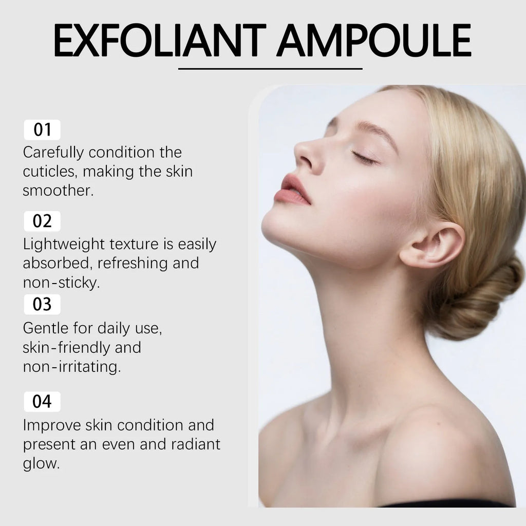 80ml facial skin moisturising and exfoliating liquid bottle