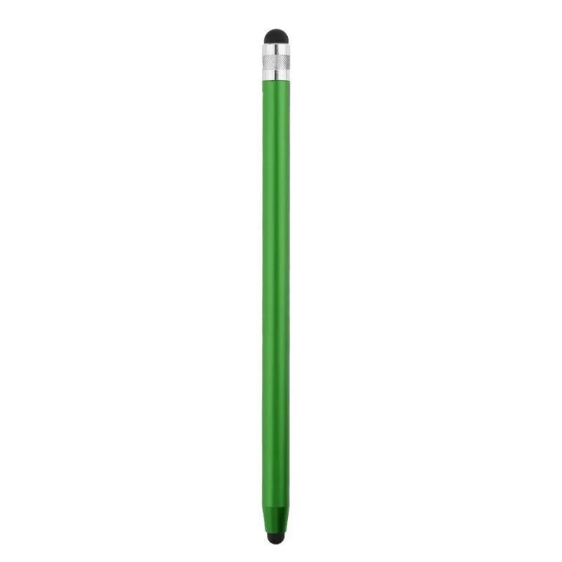 WK128 metal painting pen stylus with double rubber tips for capacitive touch screen tablets and phones