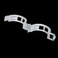 Plastic grafting clips for tomato plant support in random colours, 50-piece gardening supplies set
