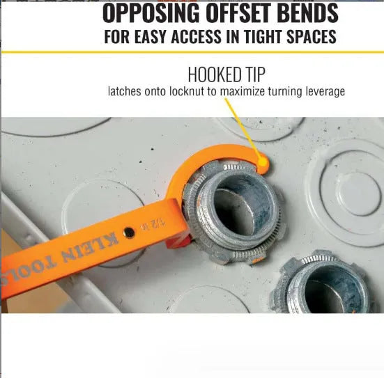 Crescent magnetic suction, locking, and catheter wrenches from the H251 three-piece set in orange, grey, and black.