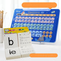 Interactive Chinese character learning wall chart with audio features and pinyin cards for children