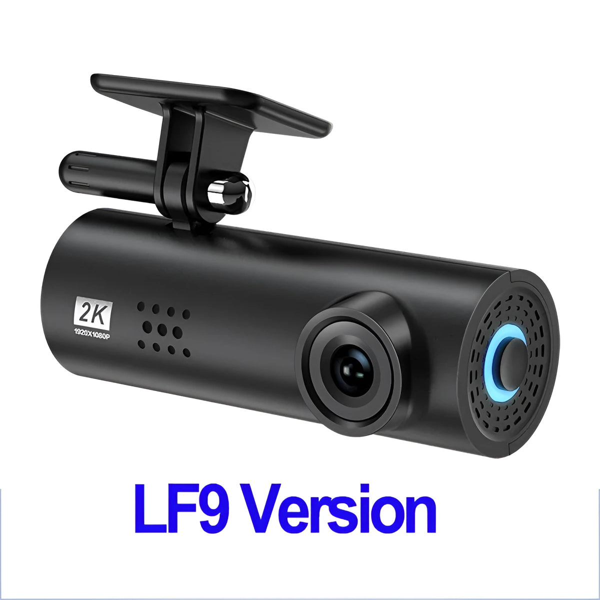 Lipstick-shaped car DVR camera with WiFi, 170-degree wide-angle lens, super night vision, and 12MP resolution installed behind rearview mirror
