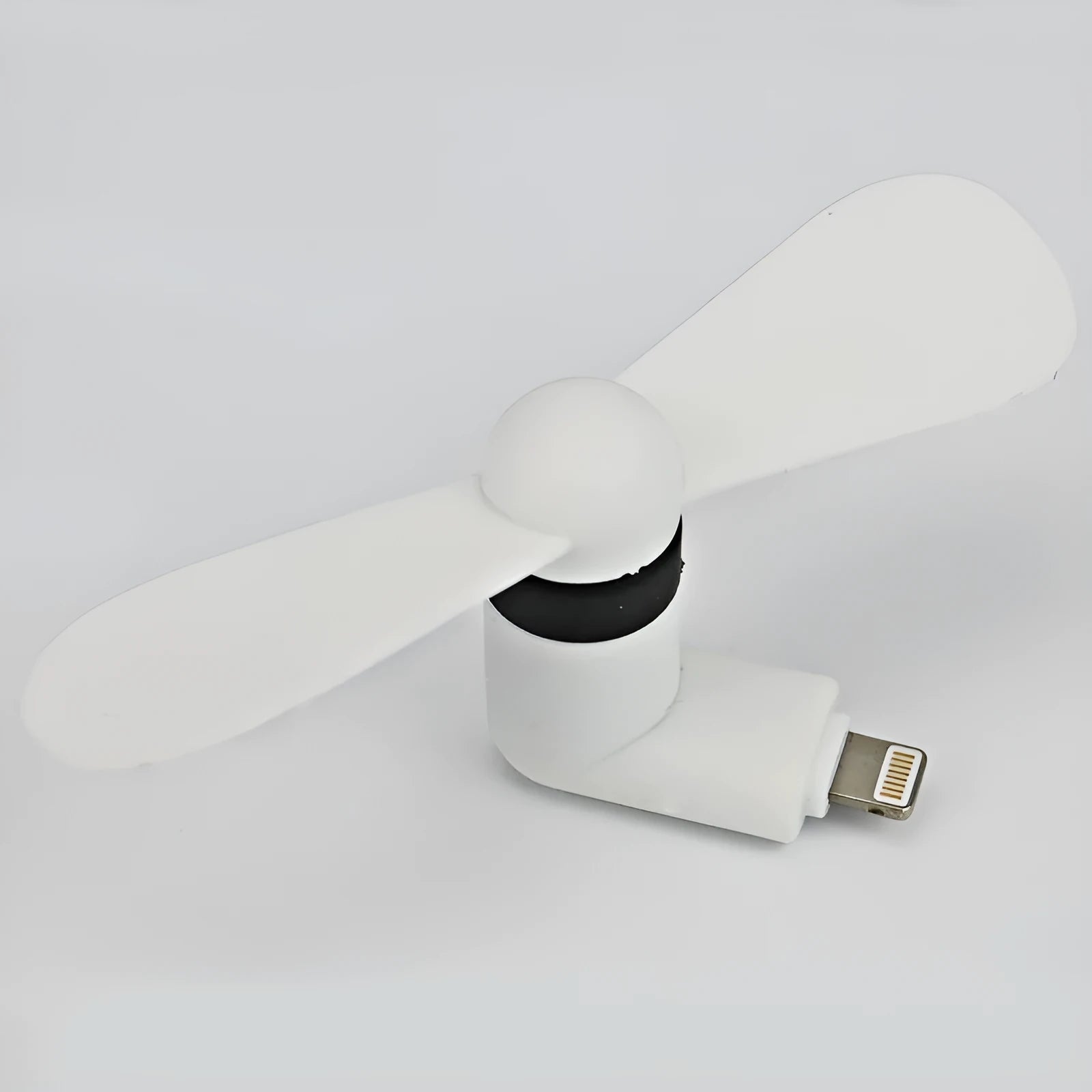 Portable mobile phone mini fan compatible with iPhone and Android in six colour options