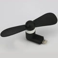 Portable mobile phone mini fan compatible with iPhone and Android in six colour options