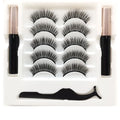 Magnetic false eyelashes and eyeliner set in colour 003 with 5-magnet adhesive