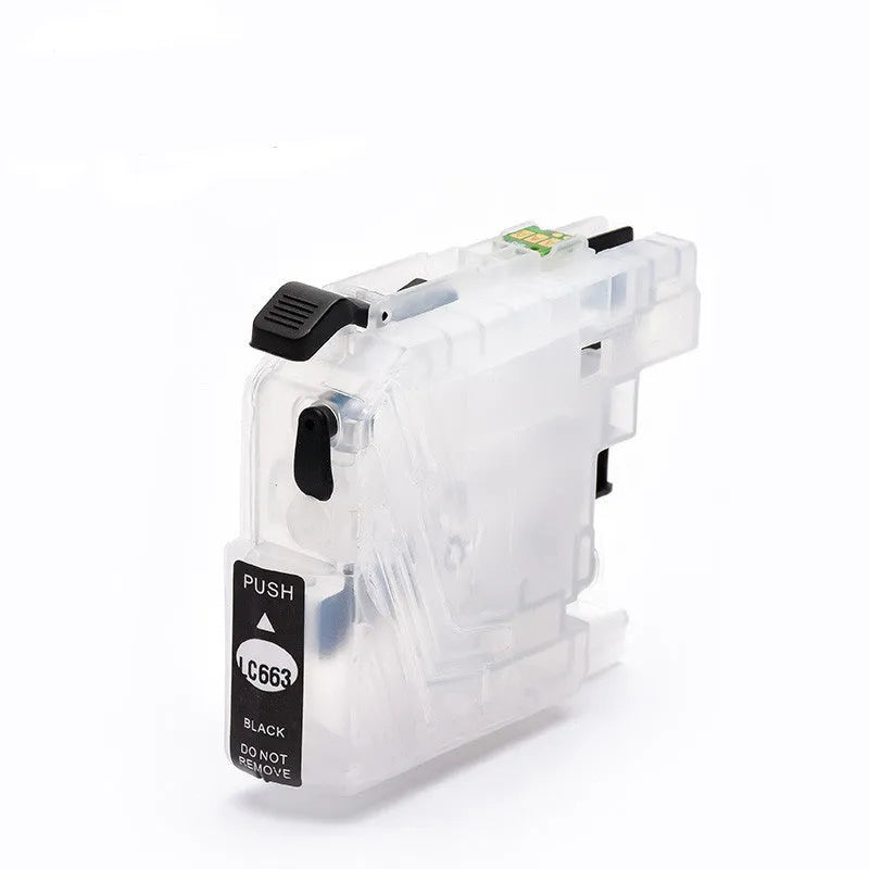 Brother printer refill cartridge compatible LC66 series black colour on white background