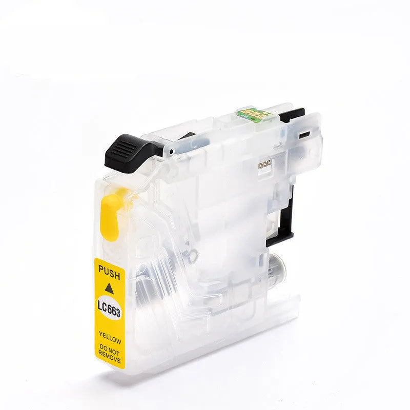 Brother printer refill cartridge compatible LC66 series black colour on white background