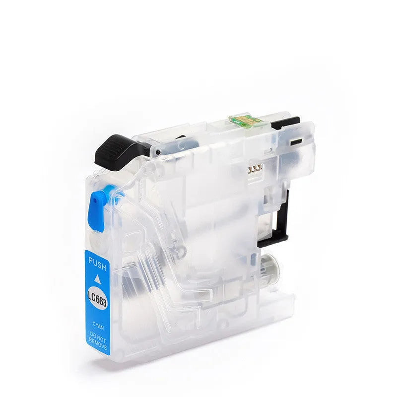 Brother printer refill cartridge compatible LC66 series black colour on white background
