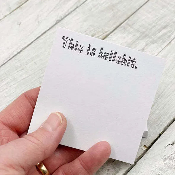 Square 75mm sticky notes pad in one of five available cover design options.