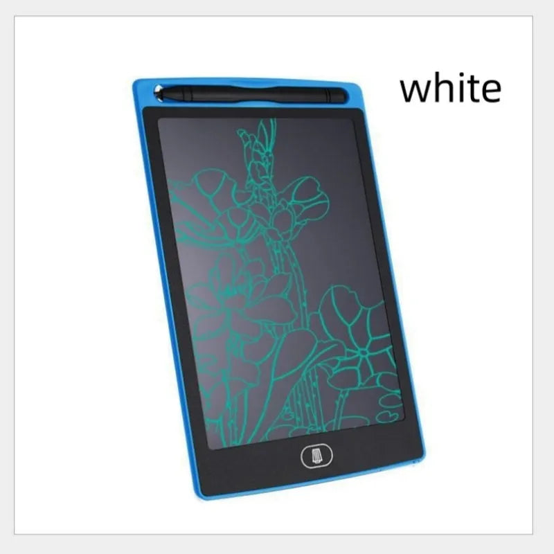 Children's plastic electronic drawing board in four colours black white red green for ages 7-14
