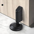 Zinc alloy invisible door stopper in brushed gold finish for modern bedroom doors
