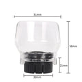 Transparent plastic horn protective cover for Delta industrial tools with 17.5-19mm thread port.