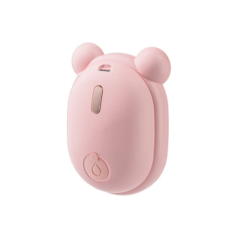 Pink and yellow pet spray massage comb with water mist function and removable silicone comb head