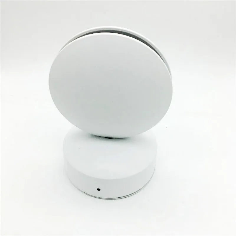 Modern aluminium corridor wall spotlight bar lamp with coloured LED options on a wall.