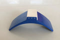 Set of ten blue plastic and solid wood bird perches, each 20cm long, for small bird cages