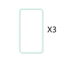 Luminous tempered glass screen protector for iPhone showing glow feature in dark setting