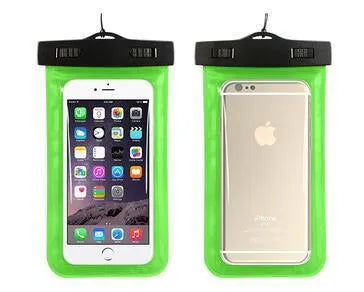 AQUA-ONE waterproof phone pouch for swimming and diving with transparent touchscreen area and 30 metre rating