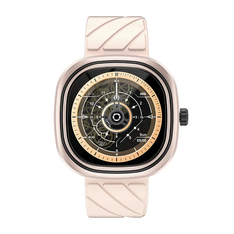 Bluetooth smart bracelet sports watch with 1.32-inch TFT touch screen and silicone wristband in three colour options