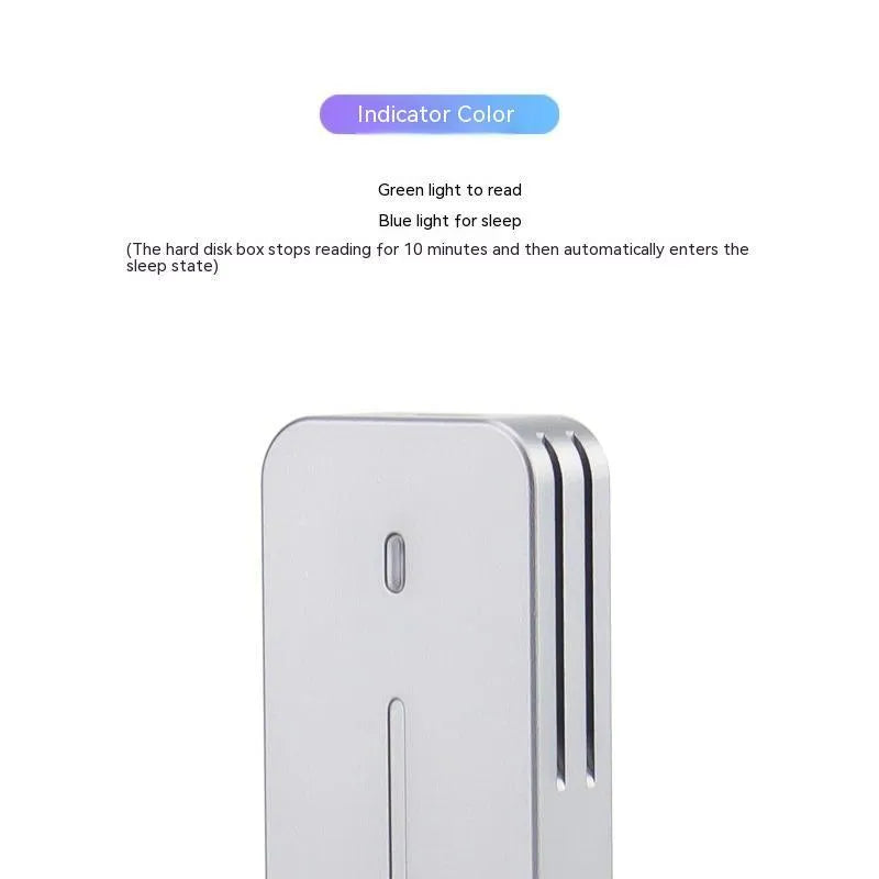 F Dual Protocol 10Gbps aluminum alloy CNC SSD enclosure for NVMe NGFF M.2 drives