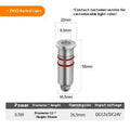 1W XINGX stainless steel underwater aisle underground LED breathing mini floor lamp step light face 22 holes 17 high 55