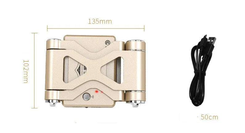 GameSir-X1 Bluetooth mobile game controller in gold or silvery colour converting keyboard and mouse for FPS shooting games