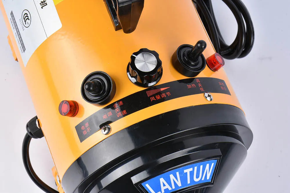 Dog hair dryer in metal housing with 2200W motor, available in Black colour option