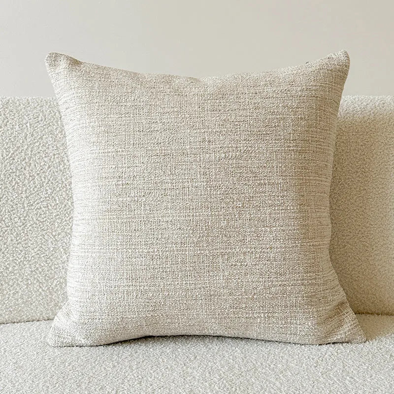American-style jacquard paisley cushion cover in amber colour showing plant and flower pattern