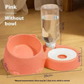 Double bowl automatic drinking pet water basin for cats in plastic with four colour options