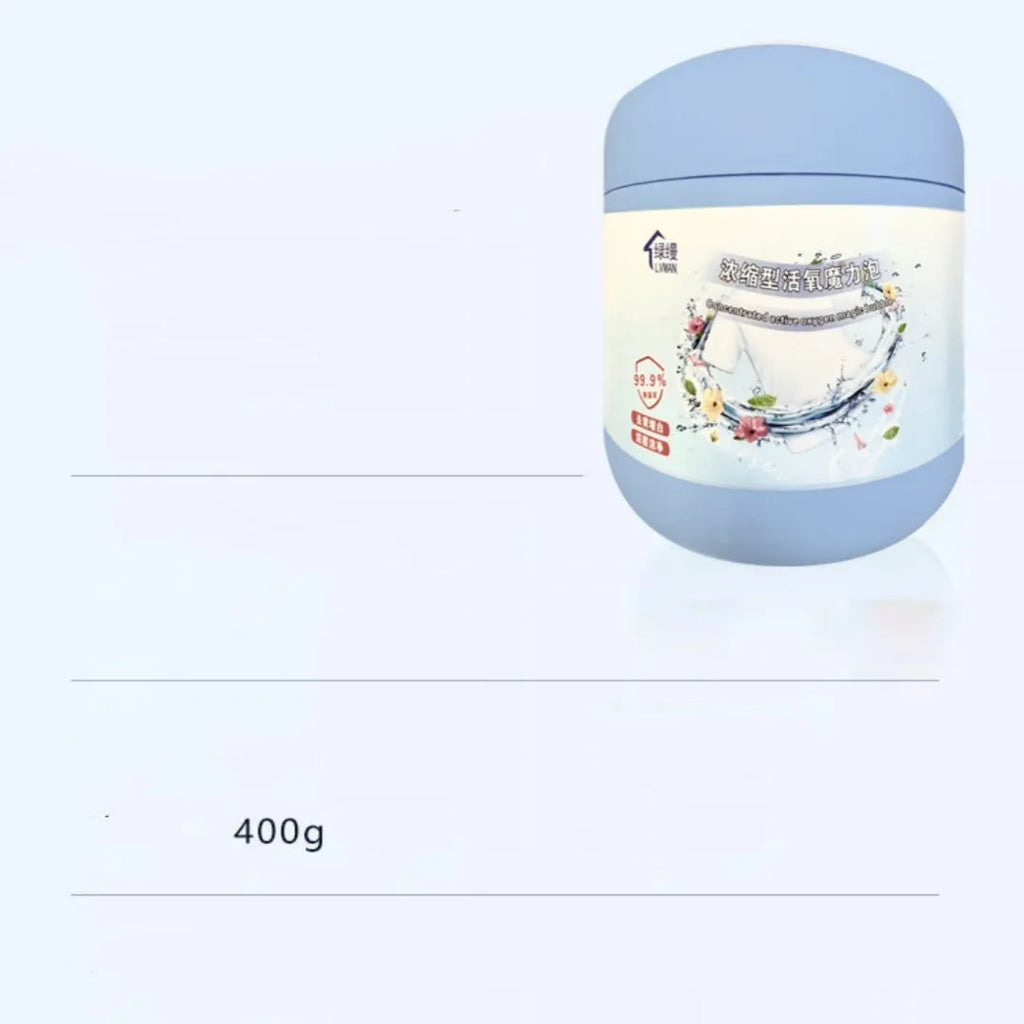 400g enhanced active oxygen bleaching powder bottle for household laundry stain removal
