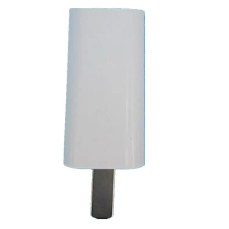 White 5V 1A USB mobile phone charger with CE and FCC certification marks