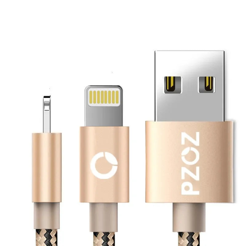 Max Data Line Charging Pro Universal 1m MFi certified Lightning cable in grey for iPhone iPad