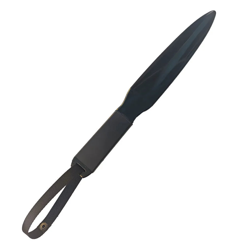 Blue handled nylon dog break stick measuring 35 cm for bite training and safety release