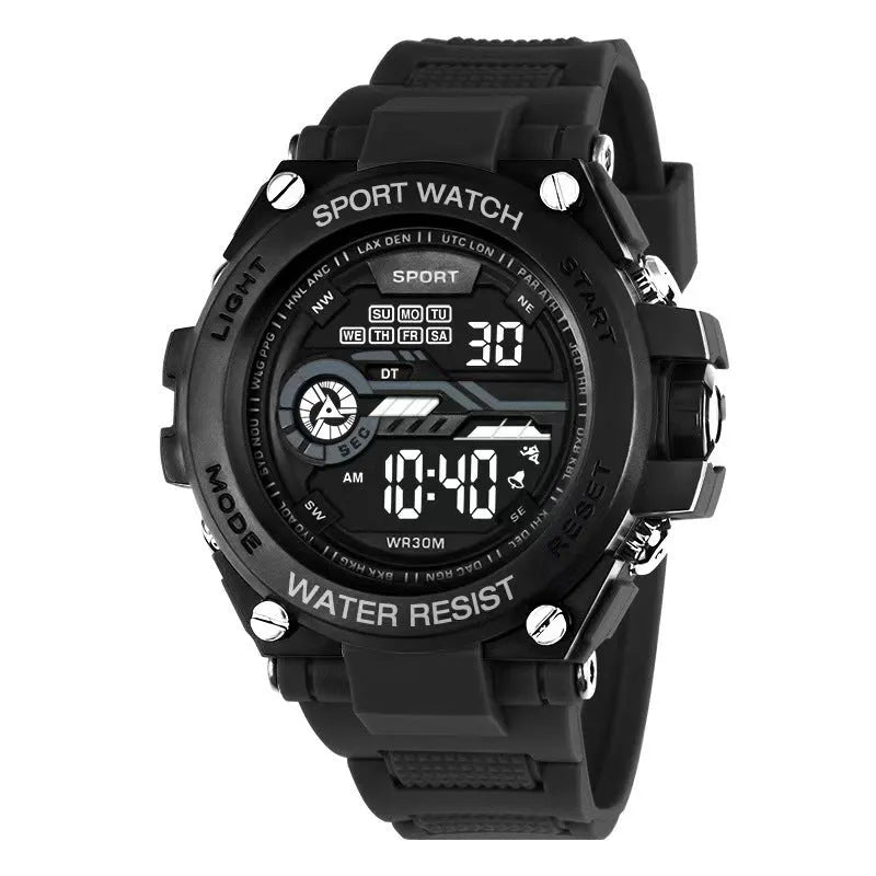 Fashion electronic digital watch for teenagers in one of ten colour options.