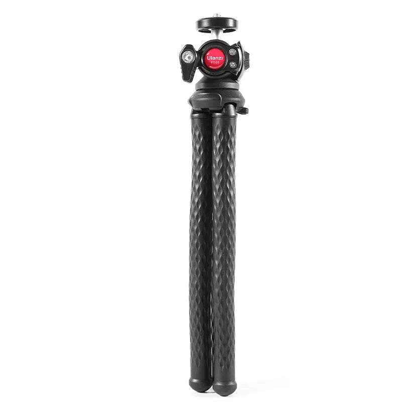 Black flexible octopus tripod with phone clip extended to 360mm