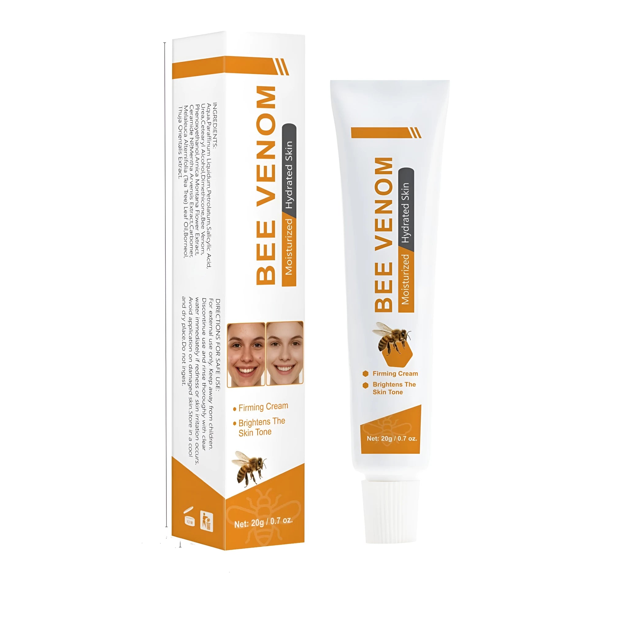 Universal Beauty Bee Facial Cream 20g tube with nourishing facial moisturiser