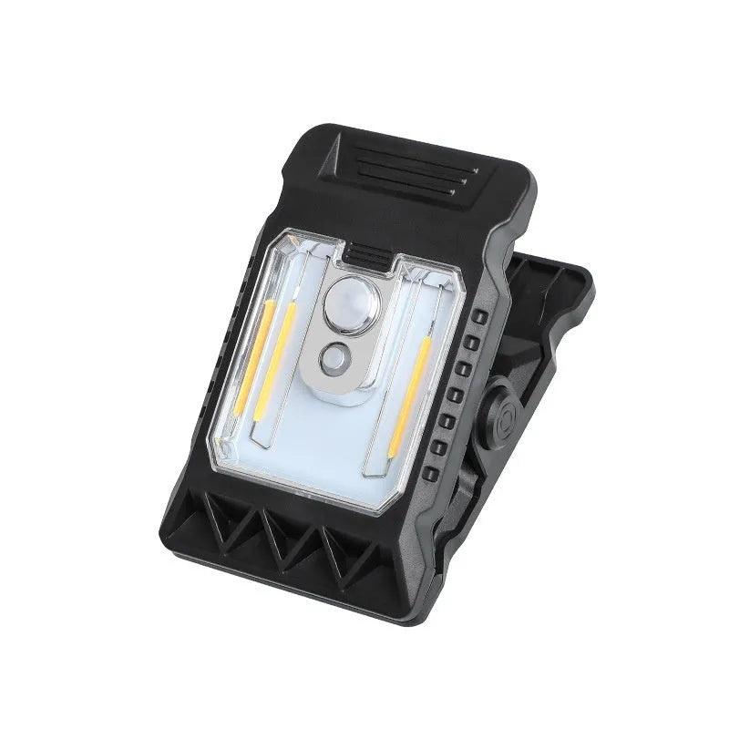 Intelligent induction clip lamp with IP65 waterproof rating and clip mounting