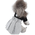 Thin cotton poodle dog clothes in four-legged pants and skirt styles for seasonal wear