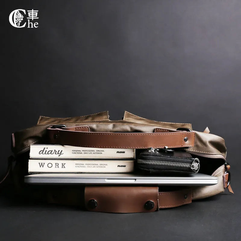 Dpark black laptop bag with single shoulder sling carrying a 15-inch laptop