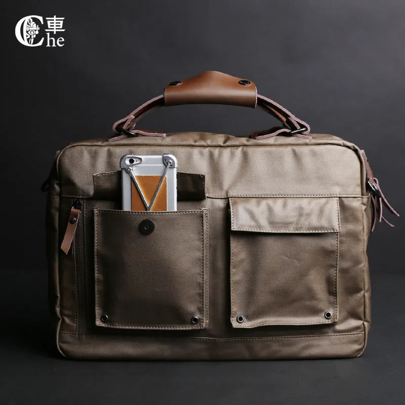Dpark black laptop bag with single shoulder sling carrying a 15-inch laptop