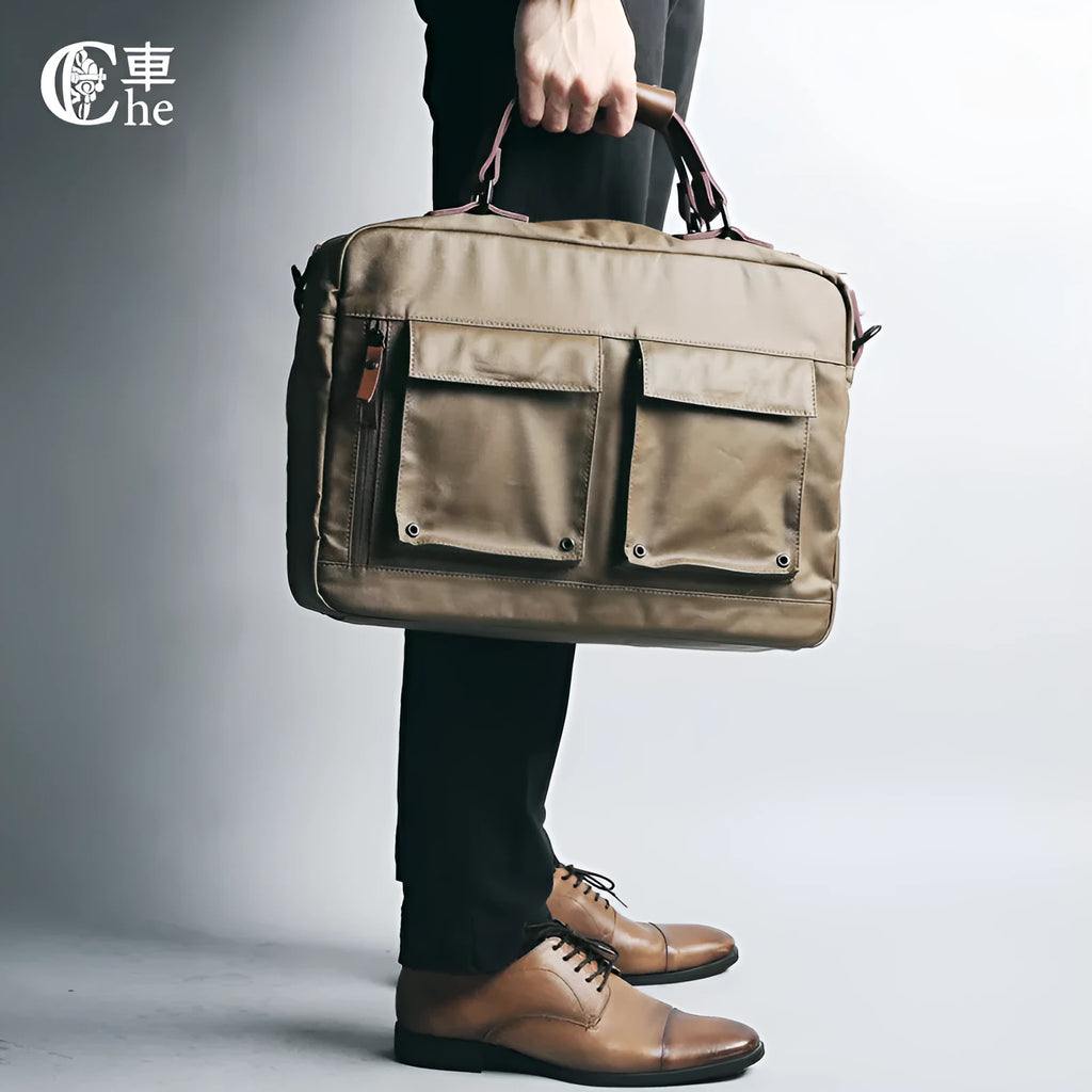 Dpark black laptop bag with single shoulder sling carrying a 15-inch laptop