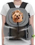 Pet dog carrier backpack in breathable fabric, 41.9cm, for small dogs, available in multiple colours